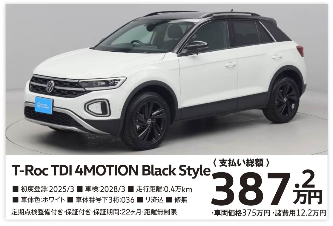 T-Roc TDI 4MOTION Black Style